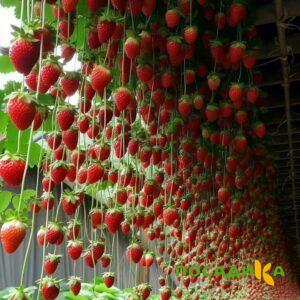 Клубника ампельная Анастасия купить по цене от 370р. в интернет-магазине «Посадика» с доставкой почтой в в Мурашие и по всей России – [изображение №1].