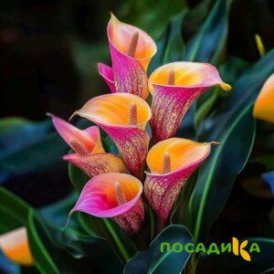 Калла Оникс купить по цене от 450р. в интернет-магазине «Посадика» с доставкой почтой в в Мурашие и по всей России – [изображение №1].